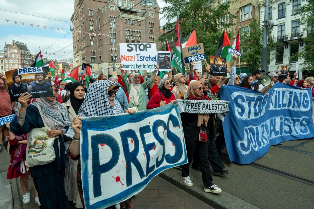 Amsterdam Free Palestine Demo Holland
